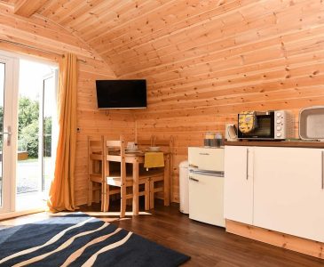 Glamping Pod Riverview Holiday Park Rotunder